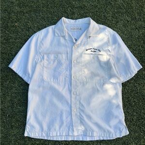 White Short Sleeve Men's Shirt